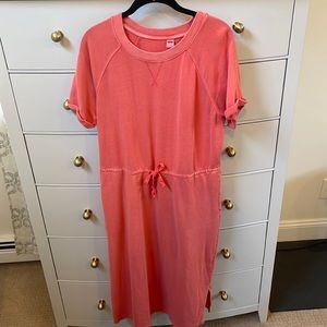 Old Navy Peach Midi Dress size Large